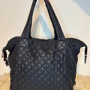MZ Wallace Black Quilted Shoulder Bag